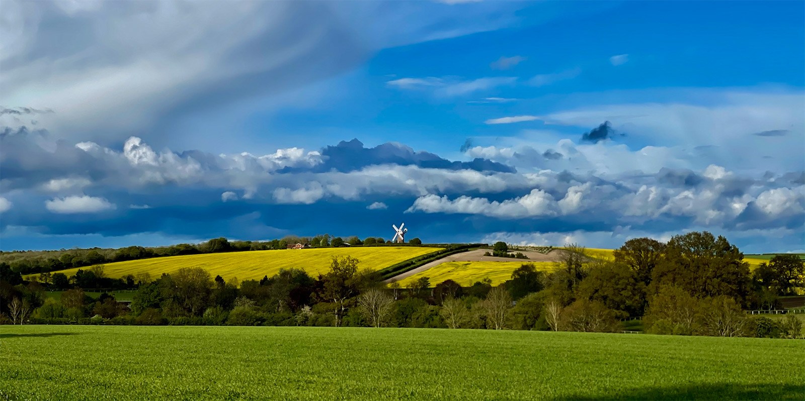 Grafton Parish fields and sky