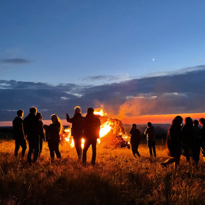 bonfire in grafton