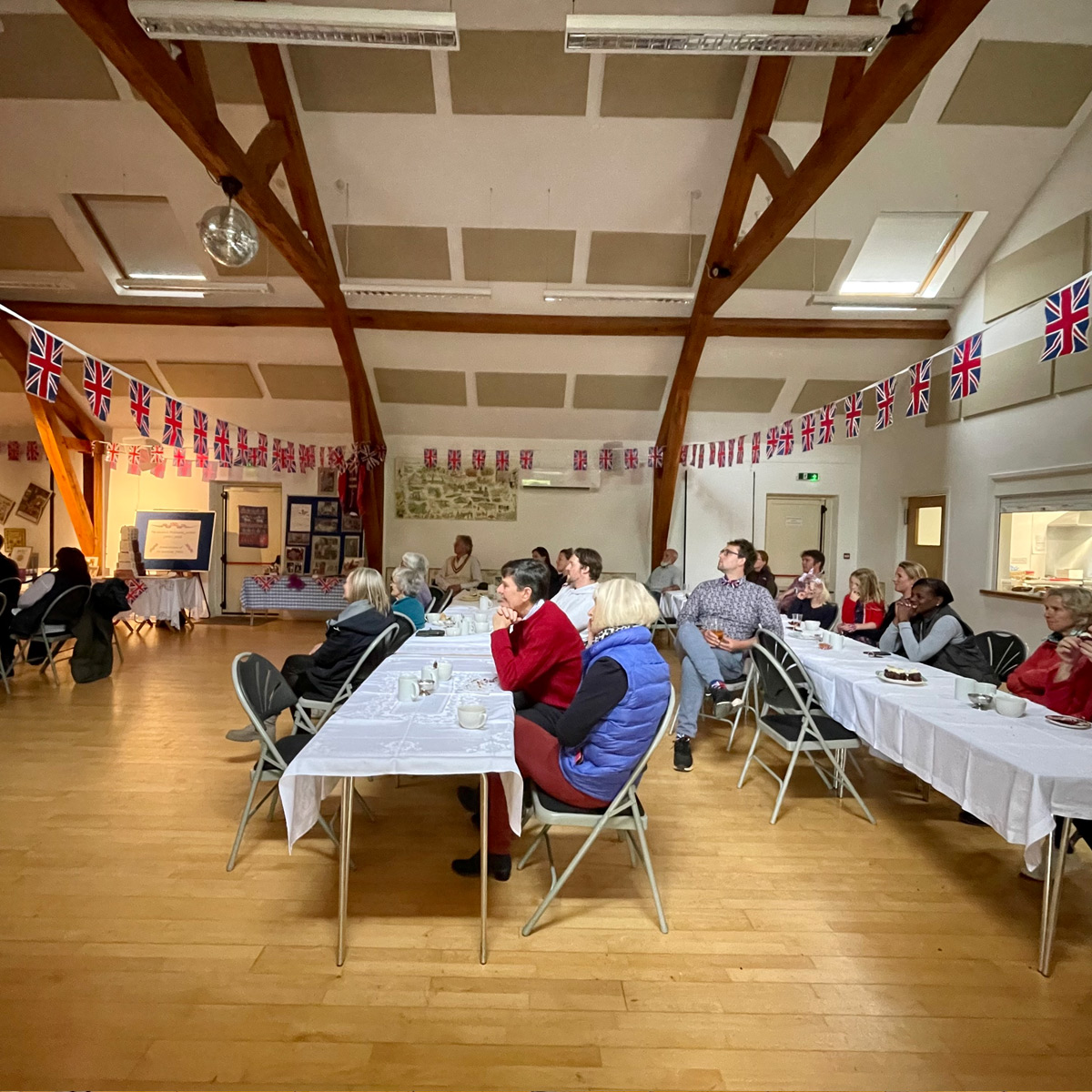 Queen's jubilee in village hall